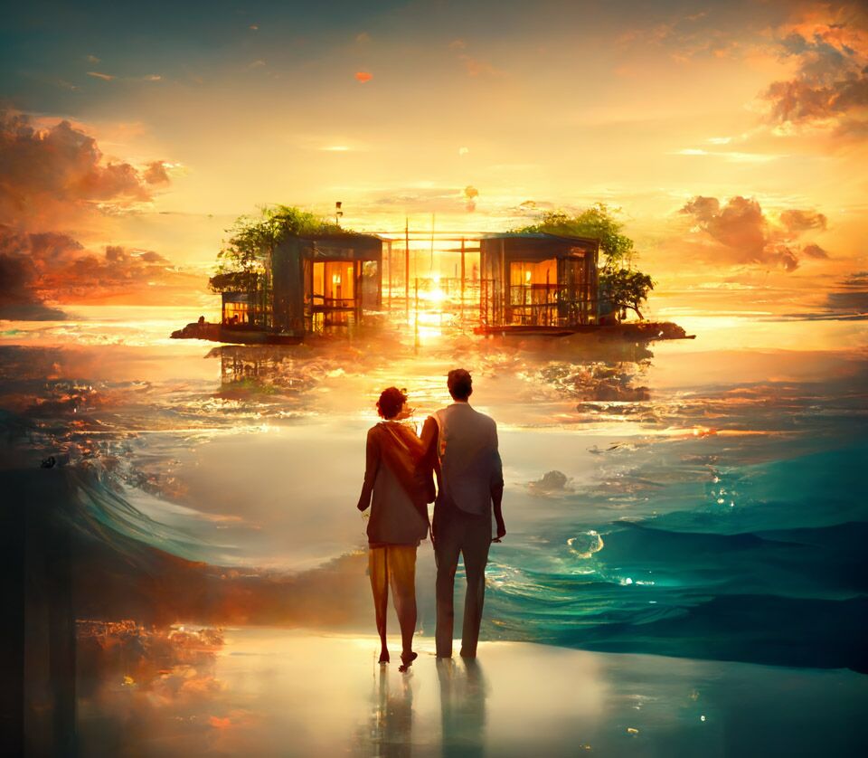Floating Metaverse Dubai, Floating Island Crypto Island Dubai Floating Metaverse in Dubai, floating city dubai, isla de crypto